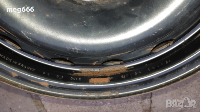 Две джанти от Пежо/Ситроен-4х108, снимка 3 - Гуми и джанти - 52931091