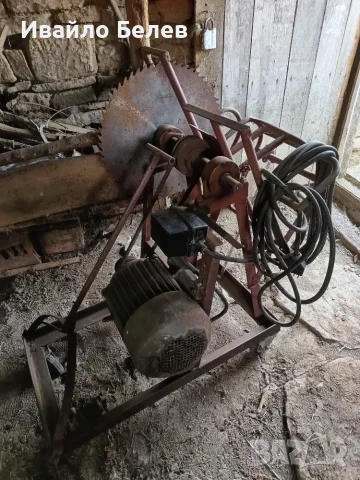 Масивен мобилен трифазен циркуляр 9 kW, диск 55 см, 12 м кабел, снимка 15 - Циркуляри - 55705661