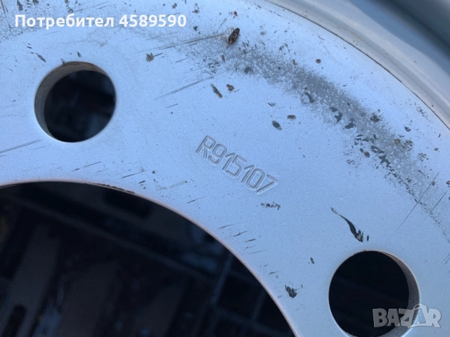 Оригинални железни джанти 15цола 6x170 за ДВОЙНА ГУМА Nissan Cabstar NT400(2014-2023),Renault Maxity, снимка 12 - Гуми и джанти - 51809962