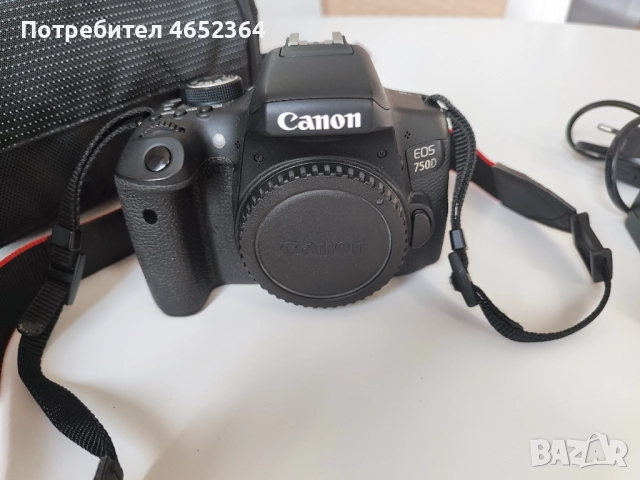 Фотоапарат Canon EOS 750D, снимка 2 - Фотоапарати - 52431767