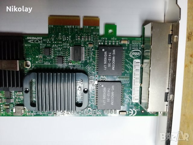 LAN PCI-e карта  1000х2, 1000х4, INTEL PRO, снимка 13 - Мрежови адаптери - 21546869