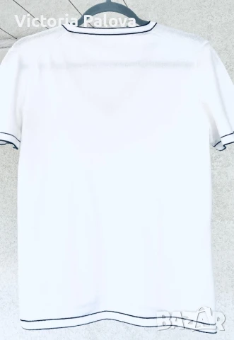 Блуза-тениска / топ с V деколте, снимка 7 - Корсети, бюстиета, топове - 50674492