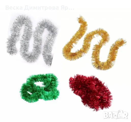 Елегантна празнична гирлянда 5 см х 2 м - Коледно настроение за всеки дом