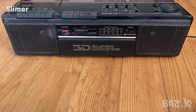 Касетофон Hitachi, снимка 3 - Радиокасетофони, транзистори - 44822351