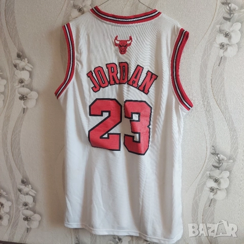 оригинален потник Adidas Jordan Chicago Bulls размер ХЛ , снимка 4 - Спортни дрехи, екипи - 52145103