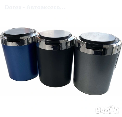 Пепелник за автомобил с LED диод Y100 – 3 цвята, снимка 2 - Аксесоари и консумативи - 53899937