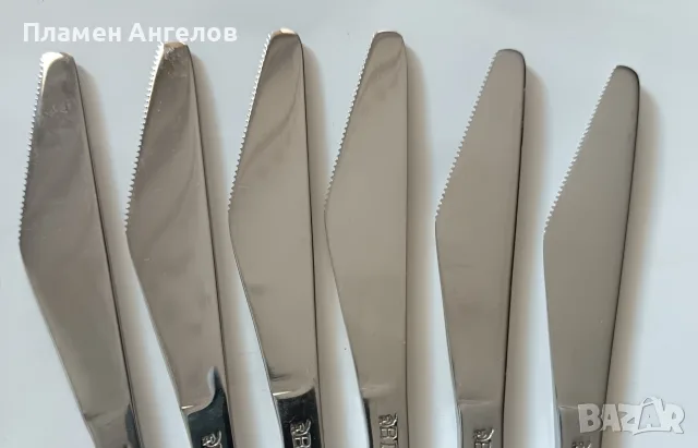 Комплект от 6 броя ножове/ножчета"Сърп и чук" Велико Търново , снимка 4 - Прибори за хранене, готвене и сервиране - 55828637