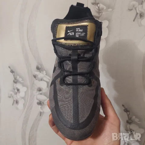 оригинални маратонки  Nike Air VaporMax 2019 Mettalic Gold номер 43-44, снимка 9 - Маратонки - 39889256