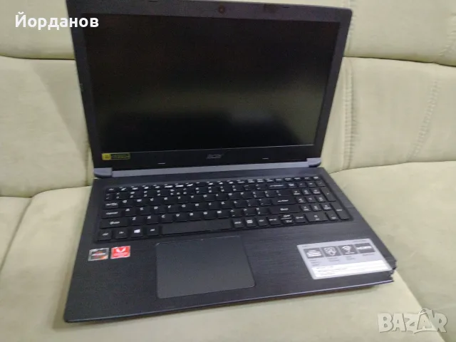 Acer Aspire 3 15.6''Led/ Ryzen 3-2200U/4gb.ram./256ssd., снимка 2 - Лаптопи за работа - 56010255