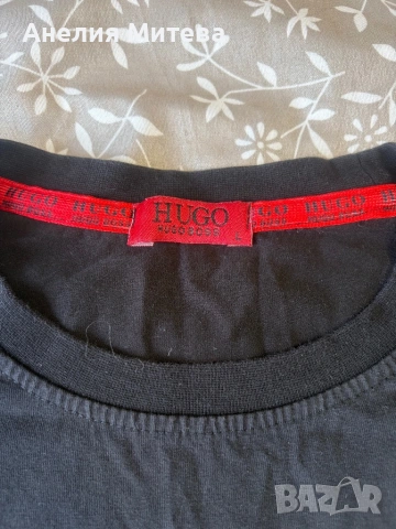 Мъжка тениска Hugo, снимка 2 - Тениски - 54082380