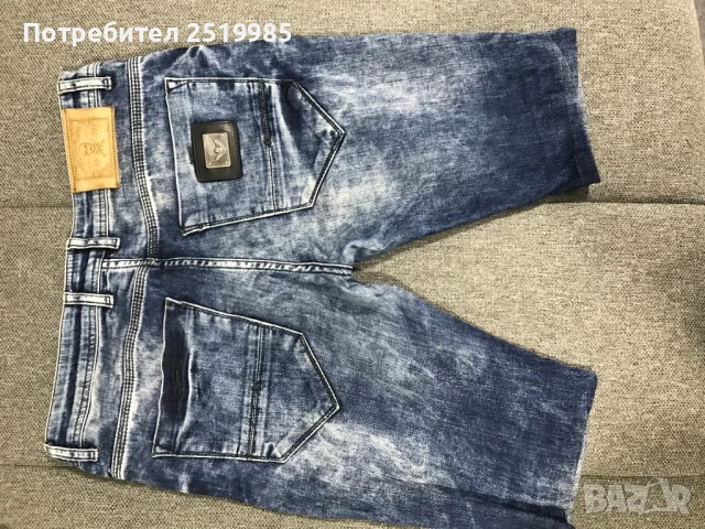 Оригинални къси дънки Philipp Plein, снимка 2 - Дънки - 50886364