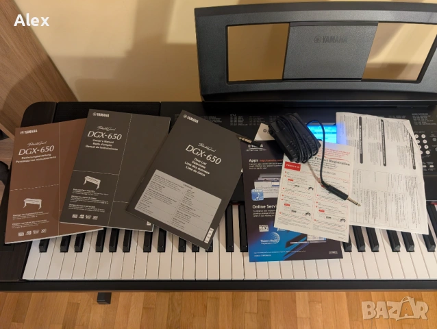 Пиано 88 клавиша Yamaha DGX-650 , снимка 12 - Пиана - 53964893