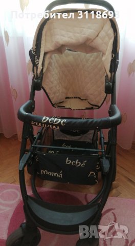 Бебешка количка KIKKA BOO Мadrid 3in1, снимка 3 - Детски колички - 33821904