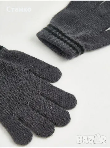 плетена шапка с ръкавици, снимка 5 - Шапки - 47749745