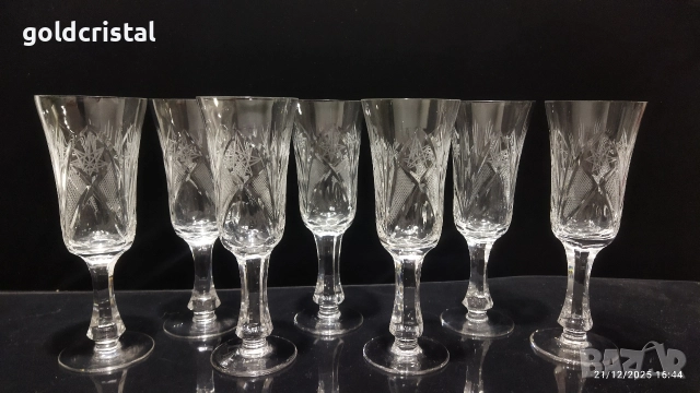 кристални чаши 