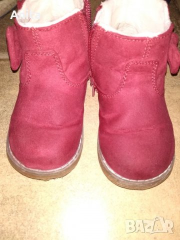 червени боти на Н§М 24 номер, снимка 2 - Бебешки боти и ботуши - 29935532