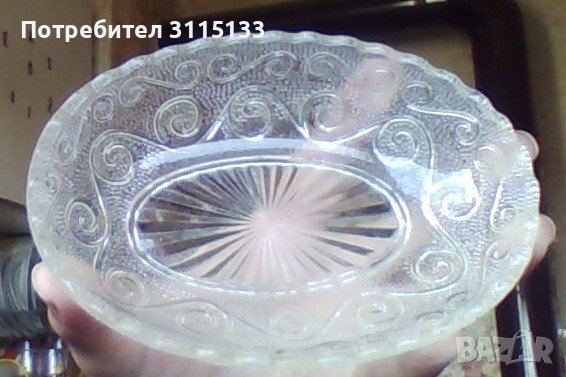 Кристални купички за ядки ,десерти  НОВИ , снимка 2 - Прибори за хранене, готвене и сервиране - 37915895