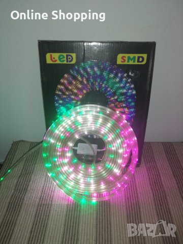 Комплект LED лента - 10м., 16 цвята, 8 режима, 6 DIY, Водоустойчива, снимка 7 - Друга електроника - 40353452