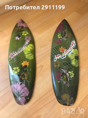 Комплект дървени сувенири от Майорка за стена, снимка 2 - Други - 36853590