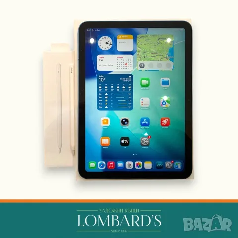 Apple iPad 10th 256GB 10.9inch Wi-Fi Blue+ Apple Pencil USB-C A3085, 42448