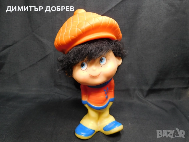 СТАРА РЕТРО СОЦ ГУМЕНА ИГРАЧКА КУКЛА ПРИЯТЕЛКАТА НА ХУЛИГАНА ЧОЧКО