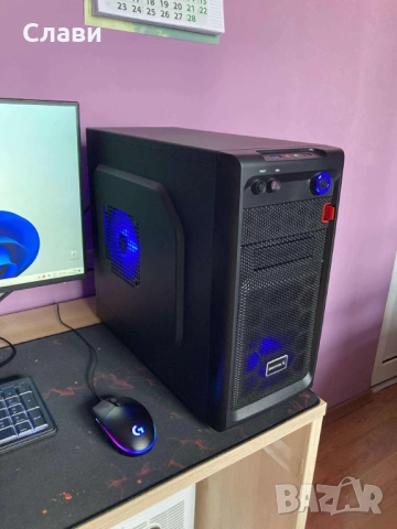 Геймърски компютър AMD 4x3,00Ghz, AMD RADEON RX 550, 16GB RAM, SSD, Windows 11, снимка 7 - Геймърски - 49041549