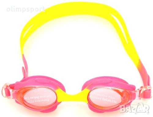 Детски силиконови очила за плуване със защита против UV и замъгляване. Регулируема, мека и удобна ка, снимка 2 - Водни спортове - 31547360