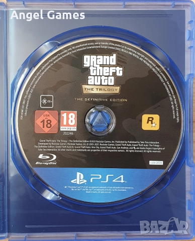 GTA Grand Theft Auto Trilogy PS4 Playstation 4 PS5 PS Плейстейшън 5, снимка 3 - Игри за PlayStation - 52788090