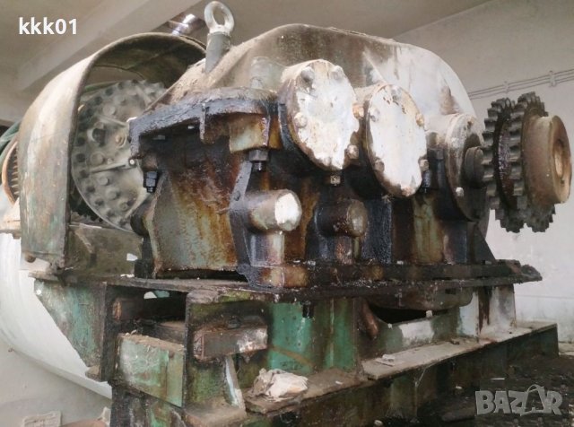 Редуктор РДЦ 650 куплиран с ел.двигател 18.5кВ/1465об.мин.