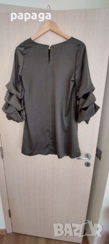 Рокля туника, xs,s,m тъмно наситено зелено без забележкиелено