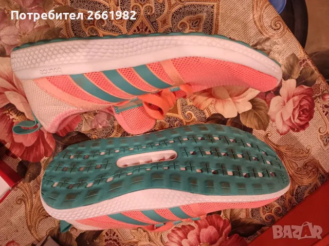 Детски оранжеви маратонки на Adidas, снимка 4 - Детски маратонки - 49781804