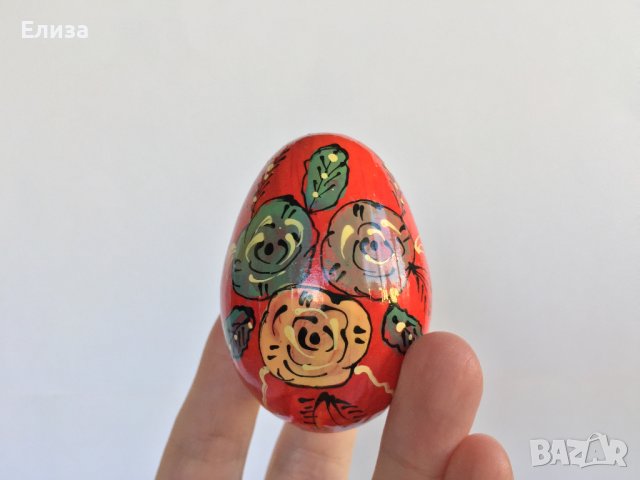 Великденско яйце, дървено №9 -  рози 2, снимка 13 - Декорация за дома - 38194448