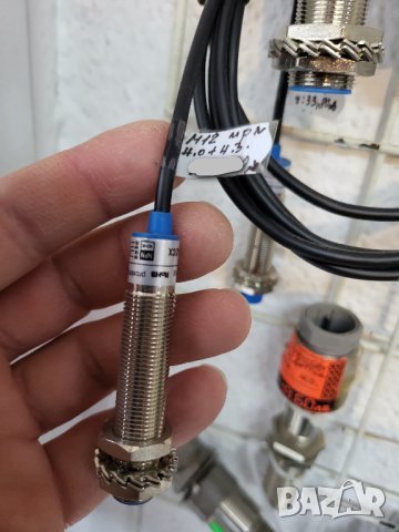 Индуктивен датчик М12 - p,n,p - нормално отворен и нормално затворен