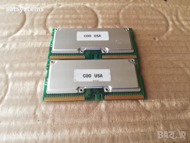 LOT OF 2 15-7602-01 Viking 256MB PC800 800MHz RDRAM Memory VR6S2818208BC-SE1, снимка 4 - RAM памет - 47703790