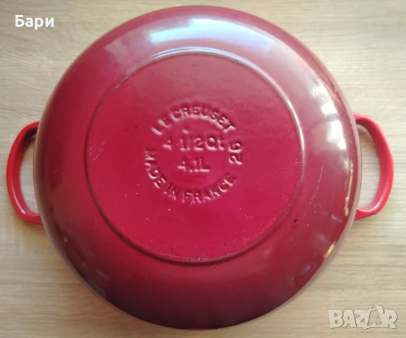 Le Creuset френска чугунена тенджера с капак 4,1 л, снимка 6 - Съдове за готвене - 50693479