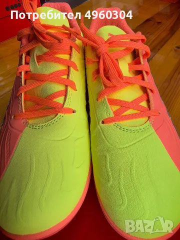 ЧИСТО НОВИ Футболни стоножки Puma One 20.4 TT – Размер 36, снимка 11 - Футбол - 56231998
