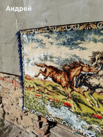 Старинен ковьор,покривка за стена #198, снимка 3 - Антикварни и старинни предмети - 39782745