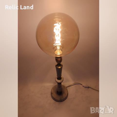 Ретро настолна лампа, снимка 4 - Антикварни и старинни предмети - 44681842