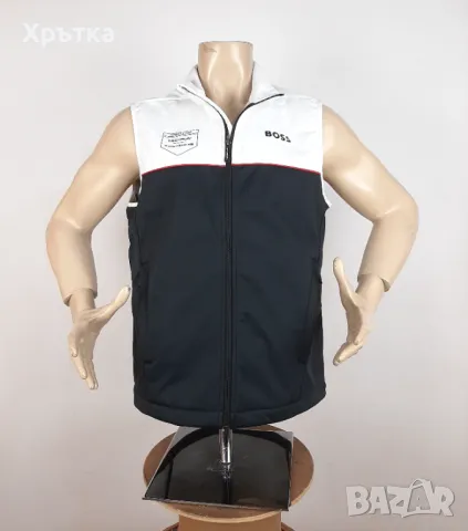Porsche Motorsport x Boss Softshell Vest - Оригинален мъжки елек размер M-L, снимка 6 - Якета - 49192289