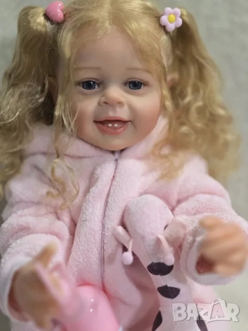 Кукла реборн, реалистична силиконова винил кукла Reborn бебе, Кукла реборн, реалистича силиконова, снимка 4 - Кукли - 52302082