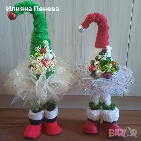 Коледна елхичка с поличка, снимка 3 - Декорация за дома - 56120918