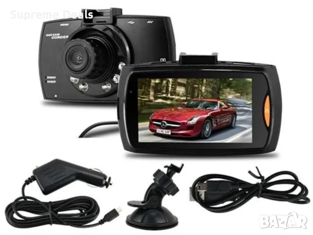 Видеорегистратор DVR за кола G30 Full HD 1080P с G-SENSOR, снимка 3 - Аксесоари и консумативи - 56313571