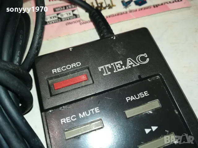 TEAC Rc-205 Remote Control Wired for R-999x Cassette Deck Circa 1984 0801251139, снимка 1 - Други - 48597668