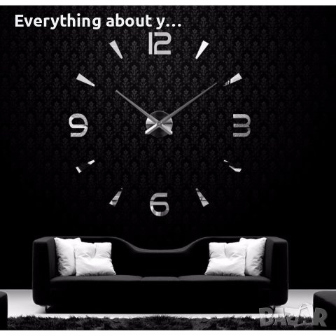 4236 3Д часовник за стена, снимка 2 - Други стоки за дома - 36739309