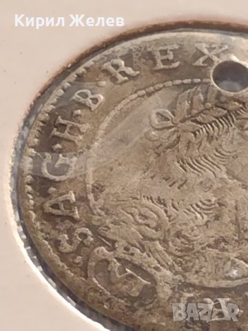 Сребърна монета 6 кройцера 1681г. Леополд първи Кремниц Унгария 24939, снимка 5 - Нумизматика и бонистика - 42871622