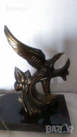Бронзови Райски птици, снимка 4 - Антикварни и старинни предмети - 31546147