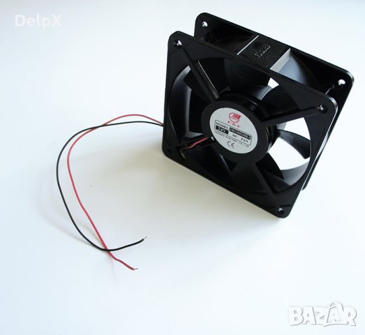 Вентилатор PVC аксиален с лагер 24V 0,18A 120х120х38mm, снимка 1
