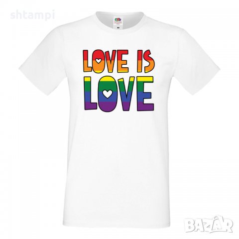  Мъжка тениска Love is Love 1 multicolor Прайд,Празник.Повод,Изненада, снимка 12 - Тениски - 37103142