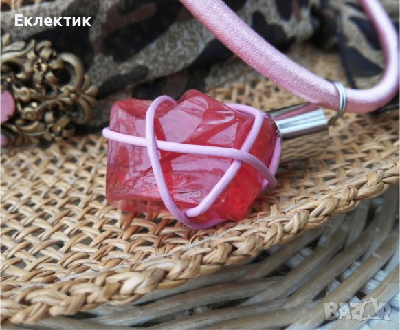 2 колиета с черешов кварц, снимка 9 - Колиета, медальони, синджири - 38662882