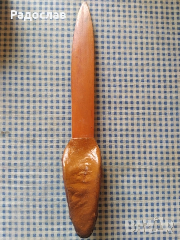 стар нож за писма Крокодил , снимка 2 - Други - 54107928